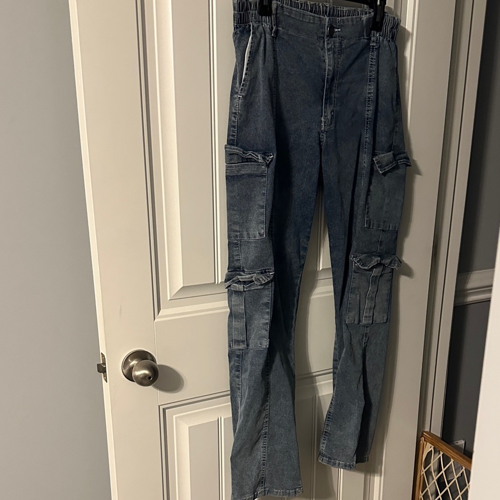 VIP Denim Cargo Pants